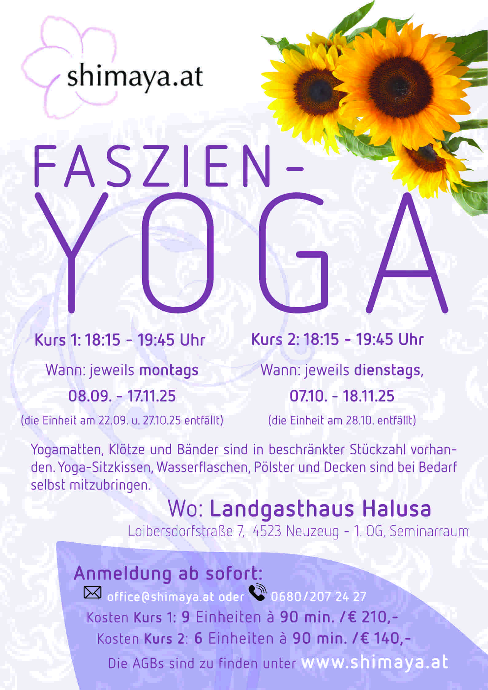 Faszien-Yogakurs